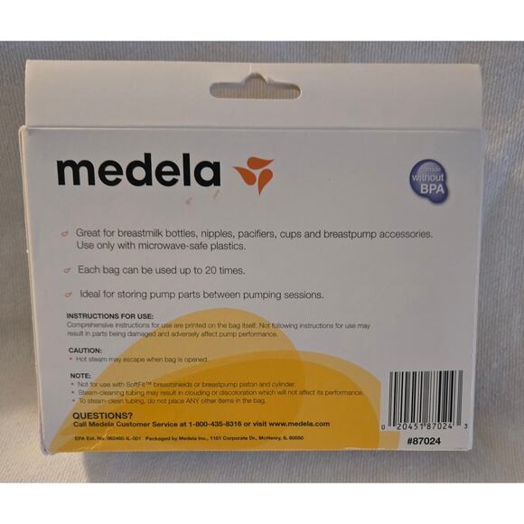 Microwave Sterilizer Bags Medela and Dapple Medela is New Dapple has 4 Bags - Picture 12 of 15